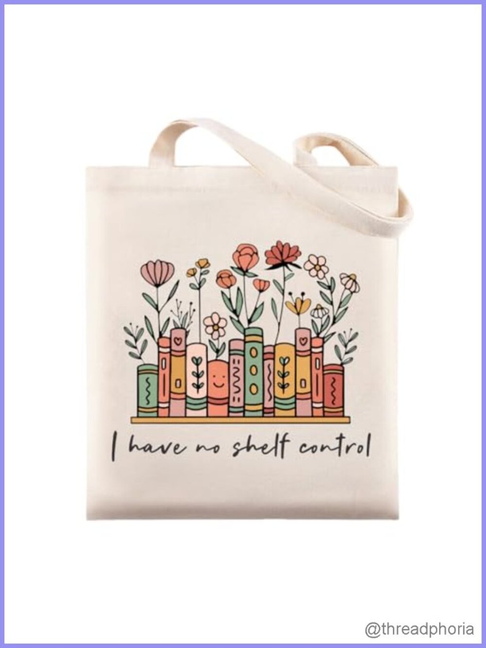 Book Lover Tote Bag Canvas Cotton Shoulder Bag Funny Bookish Gift